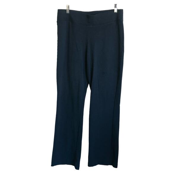 Soft Surroundings Size Medium Teal Yoga Pants Leggings High Rise Flare Pants - Picture 1 of 4